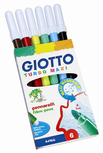 Pisaki mazaki Giotto Turbo Maxi / 6 szt | Artmie