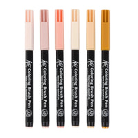 Pisaki pędzelkowe akwarelowe SAKURA Koi Coloring Brush Manga