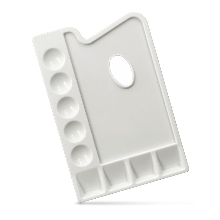 Plastikowa palet malarska Leniar / 23,5cm x 16,5cm | Artmie