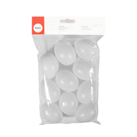 Plastikowe jajka Rayher 6 cm 10 szt. | różne kolory | Artmie