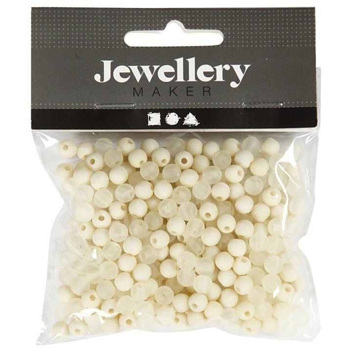 Plastikowe koraliki - 40 g | różne kolory | Artmie