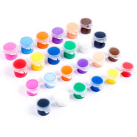 Plastikowe kubeczki na farby 6 x 6 szt. | różne pojemności | Artmie