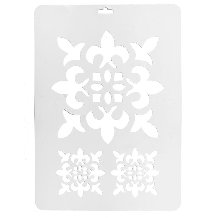 Plastikowy szablon - Ornament / 21 x 29cm | Artmie