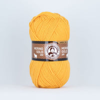 Włóczka dziewiarska Madame Tricote Paris Merino Gold 200 - 100 g – 029 żółta