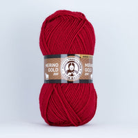 Włóczka dziewiarska Madame Tricote Paris Merino Gold 200 - 100 g – 033 czerwona