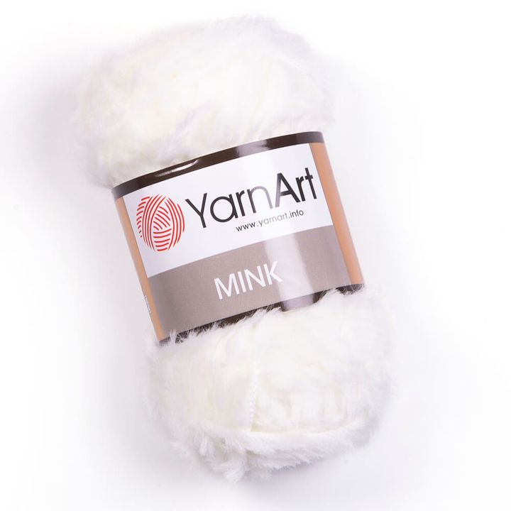 Włóczka dziewiarska YarnArt Mink 50 g – 330 kremowa