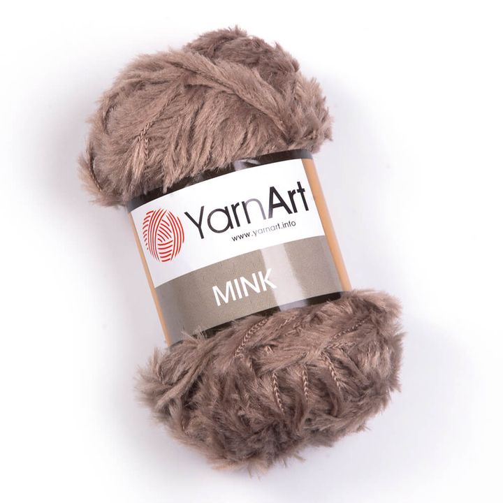 Włóczka dziewiarska YarnArt Mink 50 g – 332 jasnobrązowa