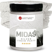 Płynna pasta metaliczna ARTMIE MIDAS srebrna | różne objętości | Artmie