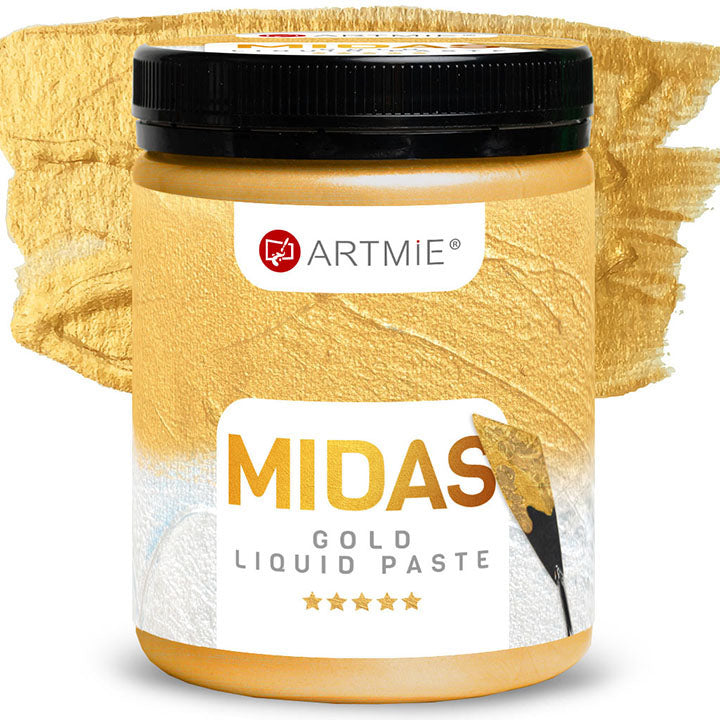 Płynna pasta metaliczna ARTMIE MIDAS złota | różne pojemności | Artmie