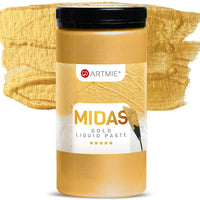 Płynna pasta metaliczna ARTMIE MIDAS złota | różne pojemności | Artmie
