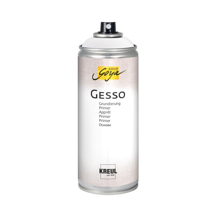Podkład Gesso w sprayu białe  - KREUL / 400 ml | Artmie