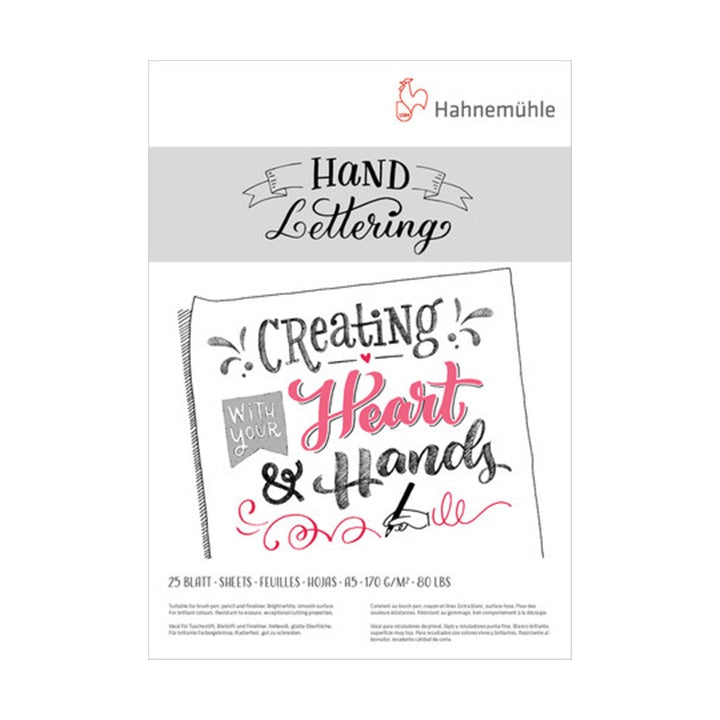 Podkładka papierowa HAHNEMÜHLE na stronie HAND LETTERING | Artmie