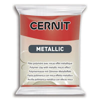 Masa polimerowa CERNIT Metallic 56 g – czerwona