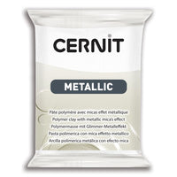 Masa polimerowa CERNIT Metallic 56 g – perłowa biała