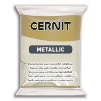 Masa polimerowa CERNIT Metallic 56 g – złoty antyczny