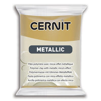 Masa polimerowa CERNIT Metallic 56 g – złoty riche