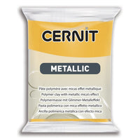 Masa polimerowa CERNIT Metallic 56 g – żółta