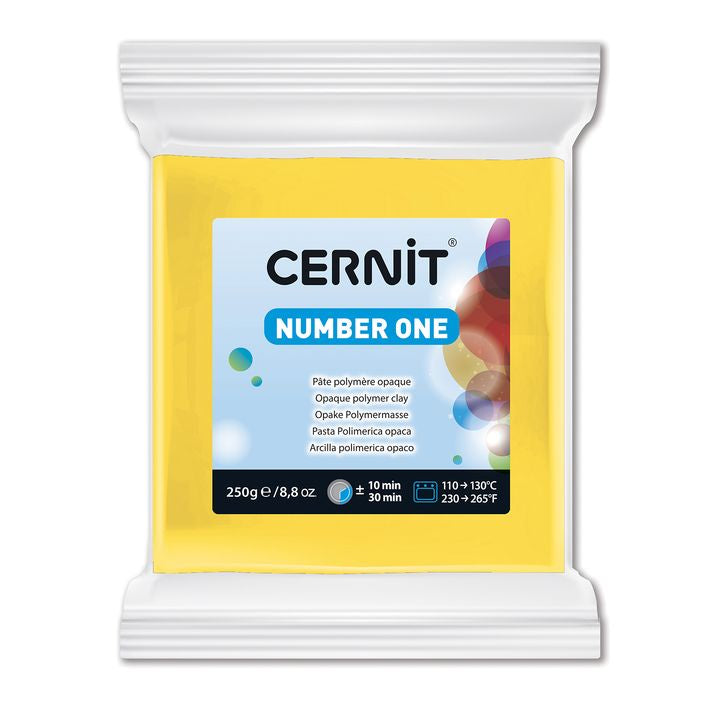 Masa polimerowa CERNIT Number One 250 g – żółta