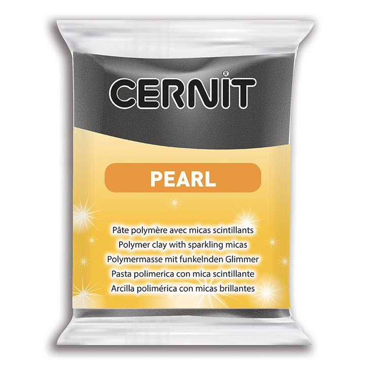 Masa polimerowa CERNIT Pearl 56 g – czarna