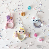 Pompony tiulowe do rękodzieła | 20 sztuk, pastelowe kolory, 2 cm | Artmie