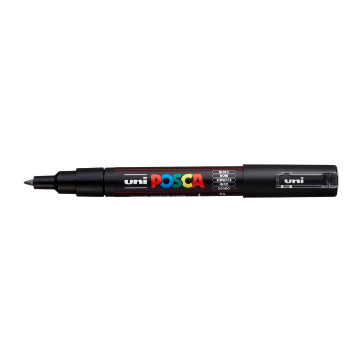 Marker UNI POSCA PC-1M 0.7 - 1 mm – czarna (24)