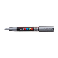 Marker UNI POSCA PC-1M 0.7 - 1 mm – srebrna (26)