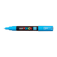 Marker UNI POSCA PC-1M 0.7 - 1 mm – jasnoniebieska (8)