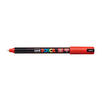 Marker UNI POSCA PC-1MR 0.7 mm – czerwona (15)