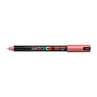 Marker UNI POSCA PC-1MR 0.7 mm – metaliczna czerwona (M15)