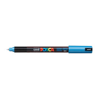 Marker UNI POSCA PC-1MR 0.7 mm – metaliczna niebieska (M33)