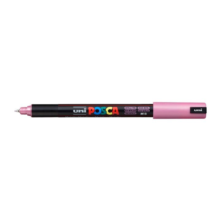 Marker UNI POSCA PC-1MR 0.7 mm – metaliczna różowa (M13)