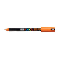 Marker UNI POSCA PC-1MR 0.7 mm – pomarańczowa (4)
