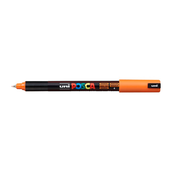 Marker UNI POSCA PC-1MR 0.7 mm – pomarańczowa (4)