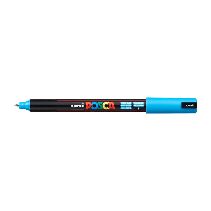 Marker UNI POSCA PC-1MR 0.7 mm – jasnoniebieska (8)