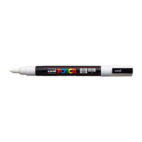 Pisak UNI POSCA PC-3M 0.9 - 1.3 mm – biel (1)