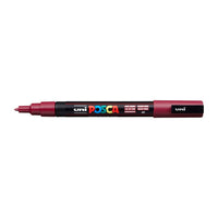 Pisak UNI POSCA PC-3M 0.9 - 1.3 mm – bordowa (60)
