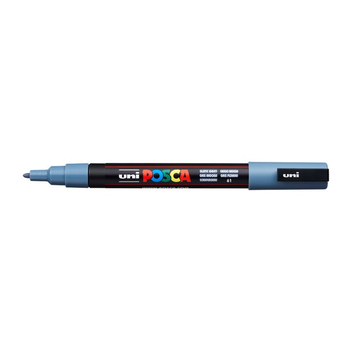 Pisak UNI POSCA PC-3M 0.9 - 1.3 mm – grafitowa (61))