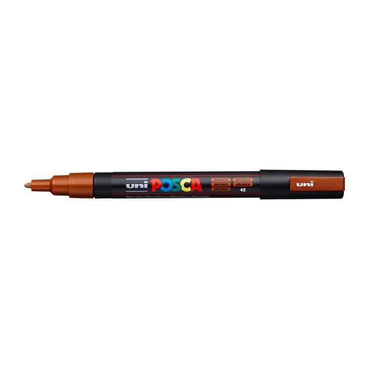 Pisak UNI POSCA PC-3M 0.9 - 1.3 mm – brązowa (42)
