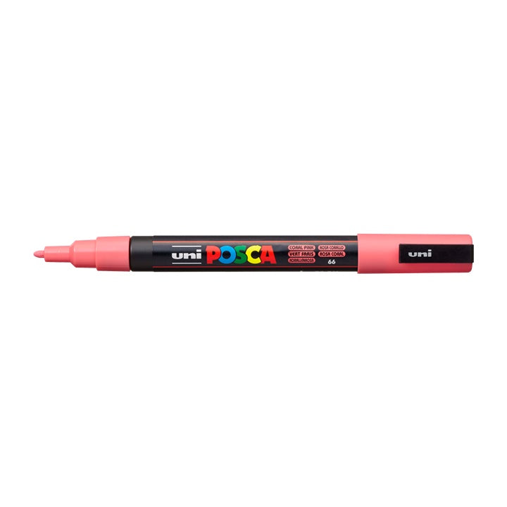 Pisak UNI POSCA PC-3M 0.9 - 1.3 mm – koralowo różowa (66)