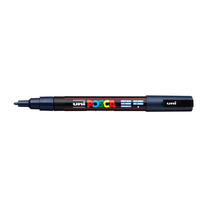 Pisak UNI POSCA PC-3M 0.9 - 1.3 mm – granatowa (9)