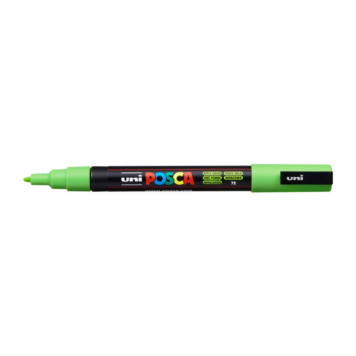 Pisak UNI POSCA PC-3M 0.9 - 1.3 mm – zielone jabłko (72)