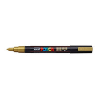 Pisak UNI POSCA PC-3M 0.9 - 1.3 mm – złota (25)