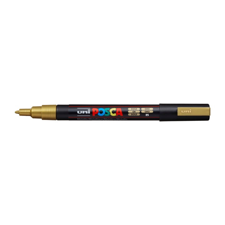 Pisak UNI POSCA PC-3M 0.9 - 1.3 mm – złota (25)