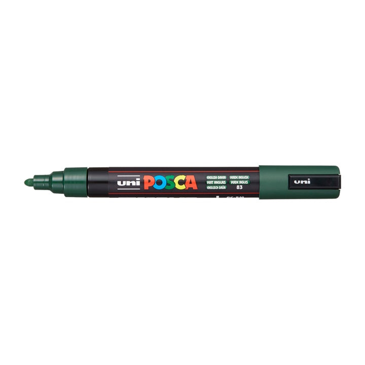 Marker UNI POSCA PC-5M 1.8 - 2.5 mm – angielska zielona (83)