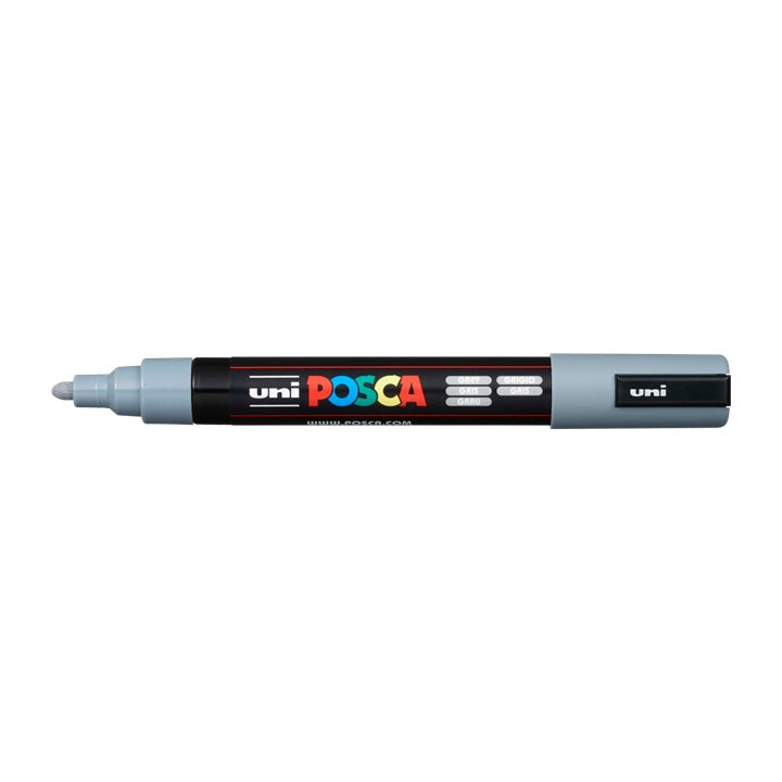 Marker UNI POSCA PC-5M 1.8 - 2.5 mm – szara (37)