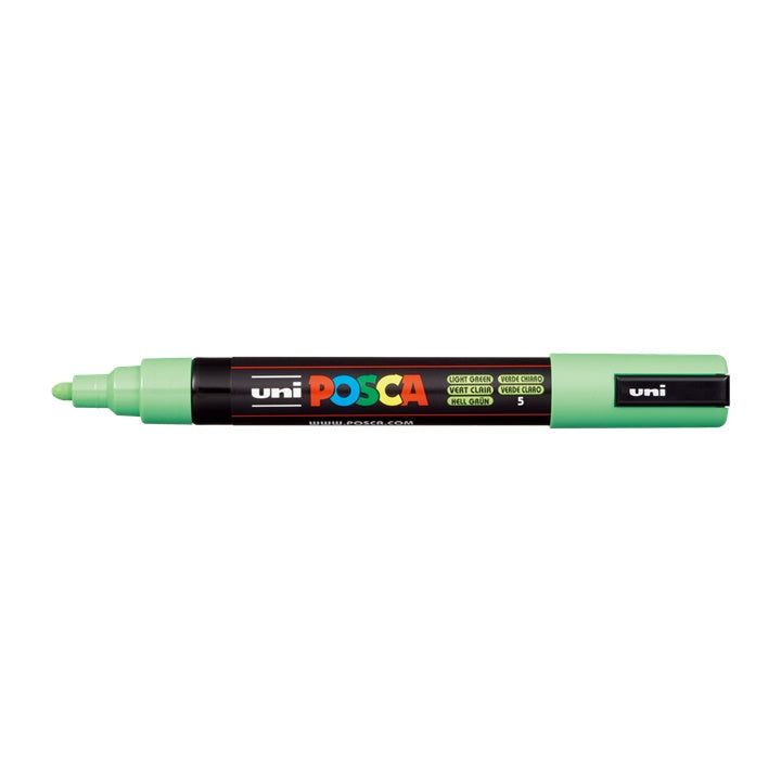 Marker UNI POSCA PC-5M 1.8 - 2.5 mm – jasnozielona (5)