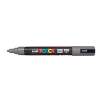 Marker UNI POSCA PC-5M 1.8 - 2.5 mm – ciemnoszara (82)