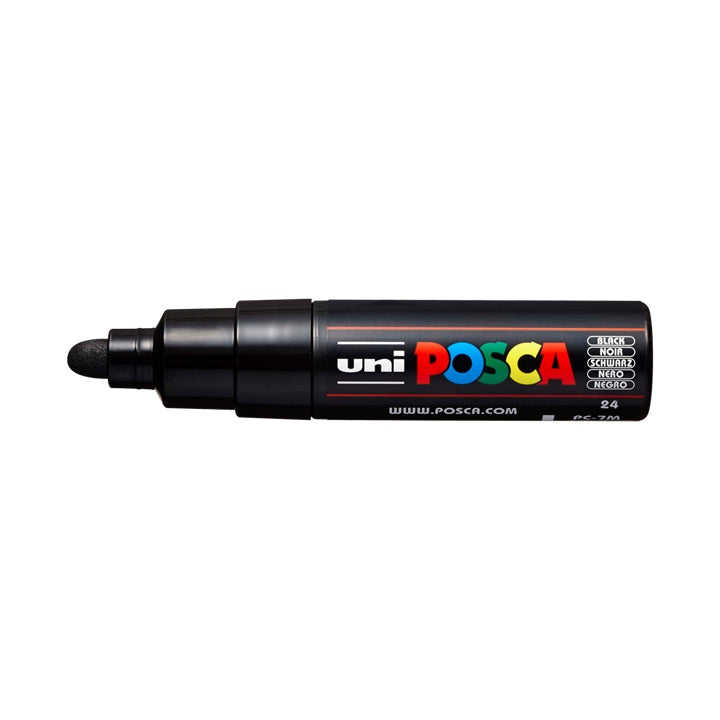 Marker UNI POSCA PC-7M 4.5 - 5.5 mm – czarna (24)