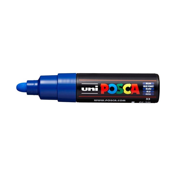 Marker UNI POSCA PC-7M 4.5 - 5.5 mm – niebieska (33)