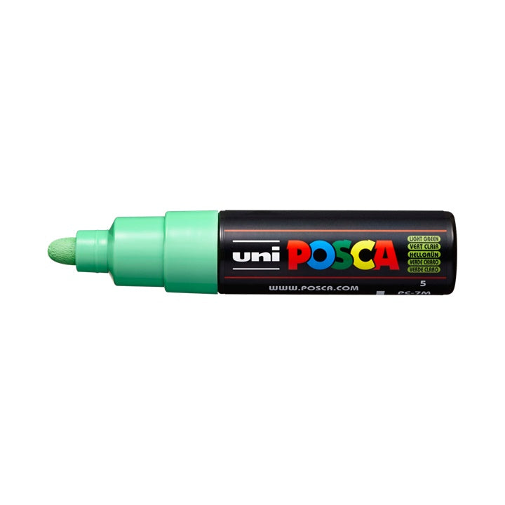 Marker UNI POSCA PC-7M 4.5 - 5.5 mm – jasnozielona (5)